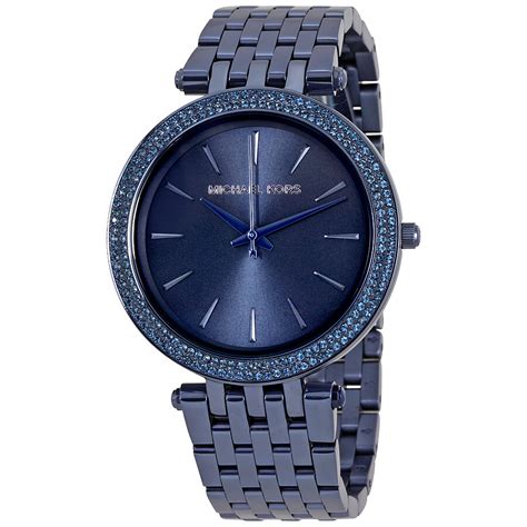 blue steel titanium michael kors watch|Michael Kors darci blue.